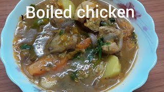 Boiled Chicken | Healthy Boiled Chicken Recipe | Zero Oil Chicken Recipe