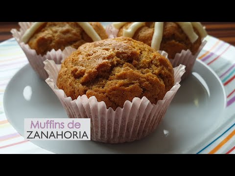 Video: Muffins De Zanahoria