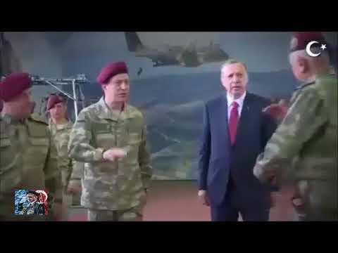 Başkomutan Recep Tayyip Erdoğan - Kurtlar vadisi müziği eşliğinde