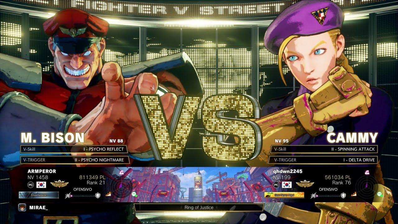 SFV CE | qhqwn (CAMMY) vs Armperor (BISON) HIGH LEVEL MATCH | FGTV ESPORTS