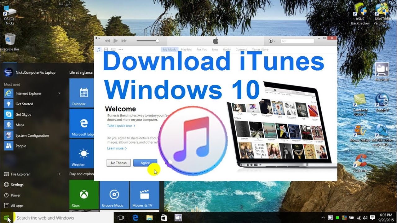 how to download itunes to pc