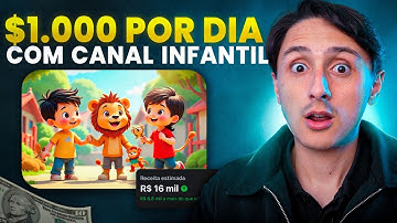 Como Criar um Canal Dark Infantil usando IA em 8 minutos