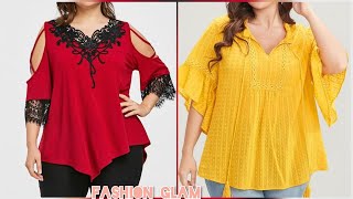 Shein Plus Size Chiffon Blouses And Top Style For Women&#39;s 2023