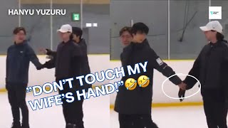 Yuzuru Memes : “Don’t touch my wife’s hand be like”🤣🤣🤣