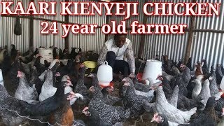 Kari Kienyeji Chicken 24Year Old Farmer. Chicken Rearing In Kenya Kienyeji Chicken Farming