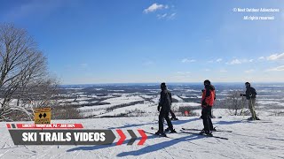 Liberty Mountain Ski Trail Videos 4K- #1 ski resort for beginners and intermediate skiers near D.C.