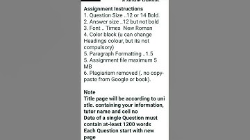 AIOU ONLINE ASSIGNMENT INSTRUCTION #aiou #aiou_updates #viral