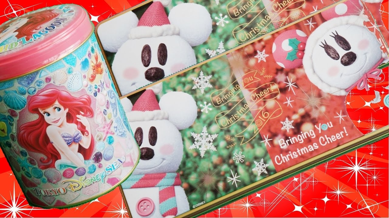 なりきりアンパンマン 東京ディズニーシー クリスマス 16 オススメお土産お菓子の紹介 アリエル 15周年 Tokyo Disney Sea Souvenir Christmas Youtube