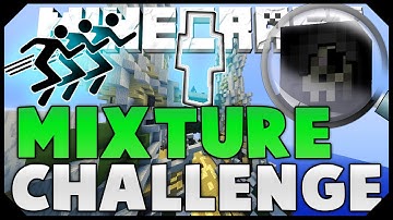 THE MIXTURE CHALLENGE + HILARIOUS FLYING HACKER! ( Hypixel Skywars )