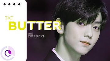 How would TXT sing BUTTER by BTS (방탄소년단) ( Line Distribution )