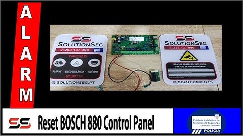 How to RESET your Bosch Solution 880 Alarm Control Panel to default installer code in 4 Steps
