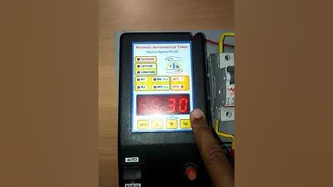 Automatic Streetlight Controller -Astronomical Timer -Time Setting-Hindi Version