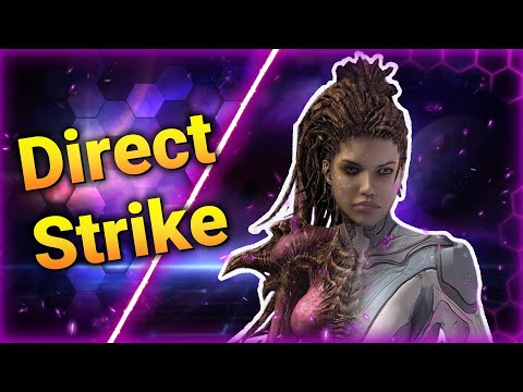 Видео: Тётя Сара и её Зэрги [Direct Strike] ● StarCraft 2