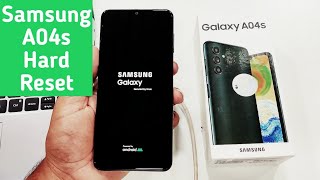 samsung a04s hard reset | pattern unlock