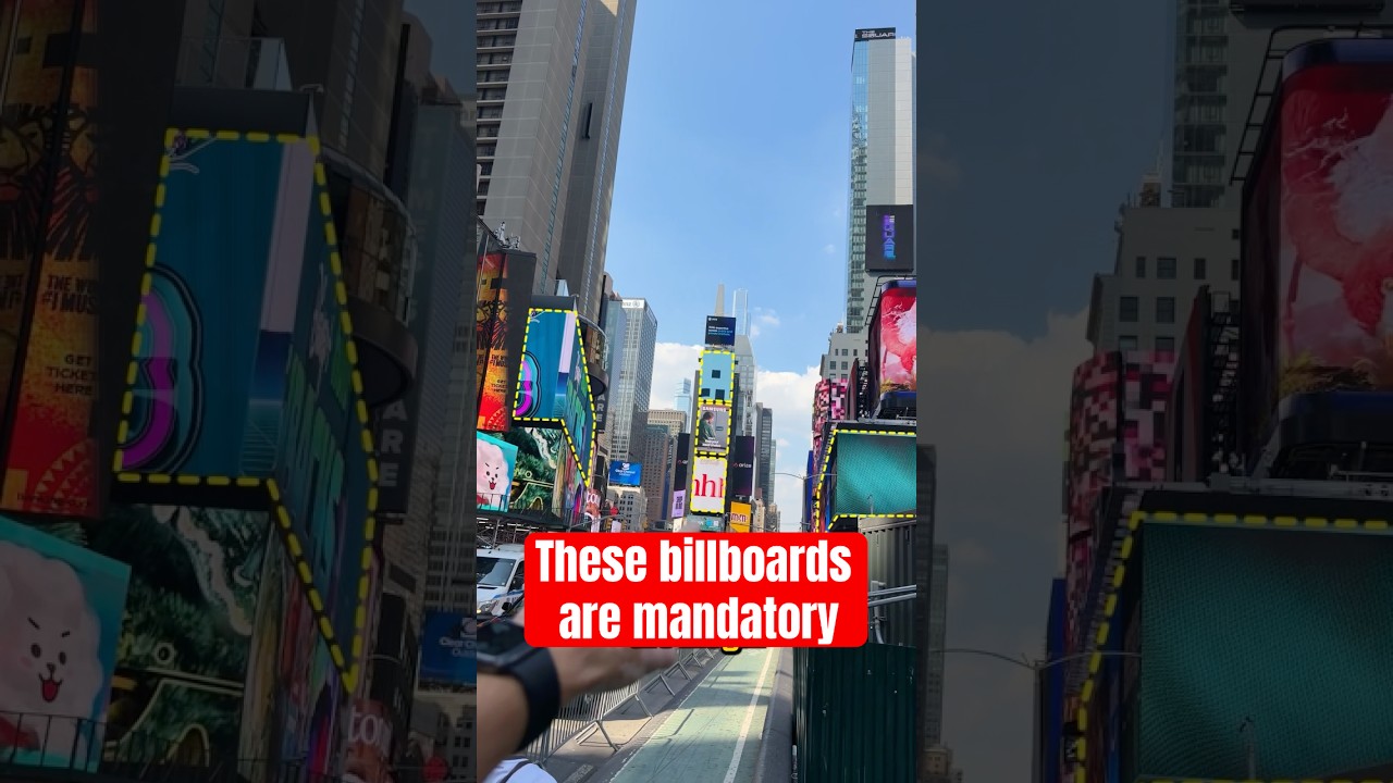Why Times Square Buildings Are Required to Wear Billboards