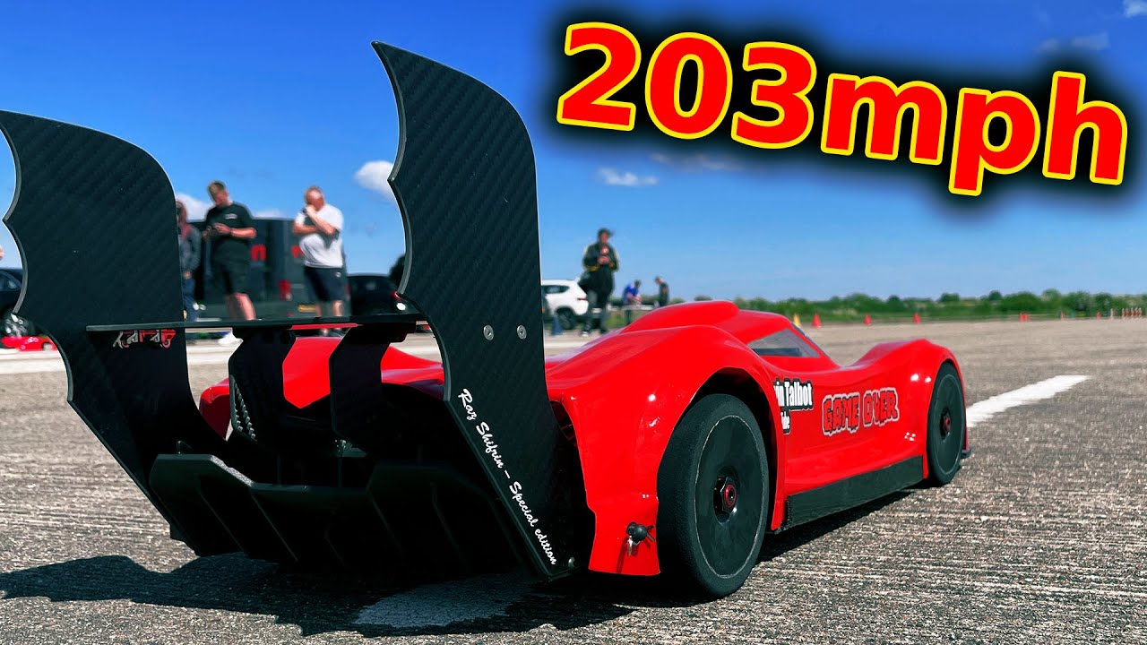 Project World's FASTEST RC Car on RUNWAY YouTube
