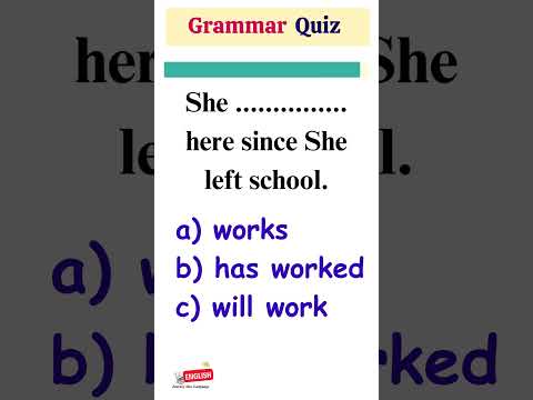 Quick Grammar Quiz: