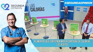 ¿Qué alimentos contienen la mayor cantidad de calorías?