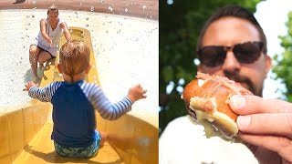 Disney Grand Floridian Staycation Day 2 Splash Pad Pool Fun EPCOT Dinner Fireworks Are Back