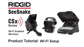 CSx Tutorial – Wi-Fi Setup