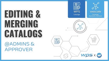 Edit and merge catalogues from wescale in WPS Catalogs | WPSM Tutorials