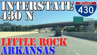 I-430 North - Little Rock - Arkansas - 4K Highway Drive