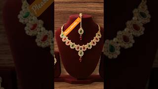 gold necklace design #weddingcollection #stylishlook #ytshorts #gadgets #viral shorts#twinning #love
