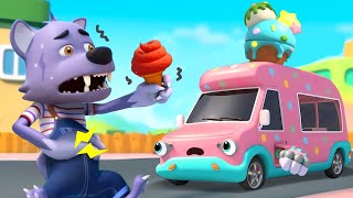 Rainbow Veggie Ice Cream | The Colors Song | Monster Truck | Kids Songs | BabyBus