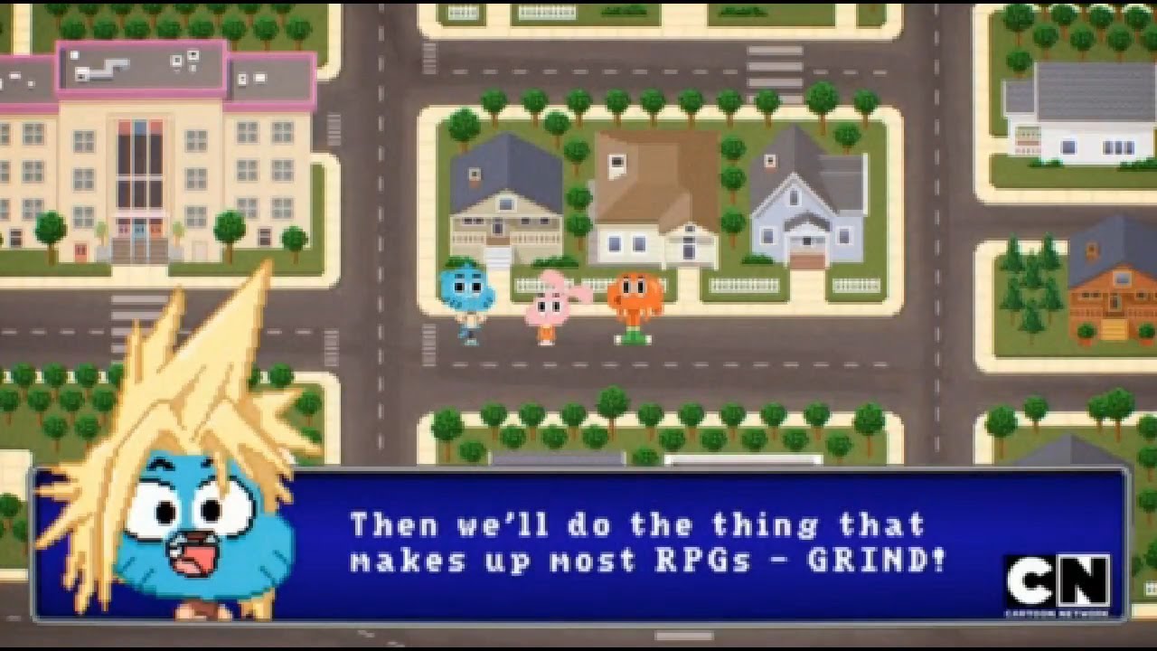 The Amazing World of Gumball-The Console Episode (Clip) The Grind