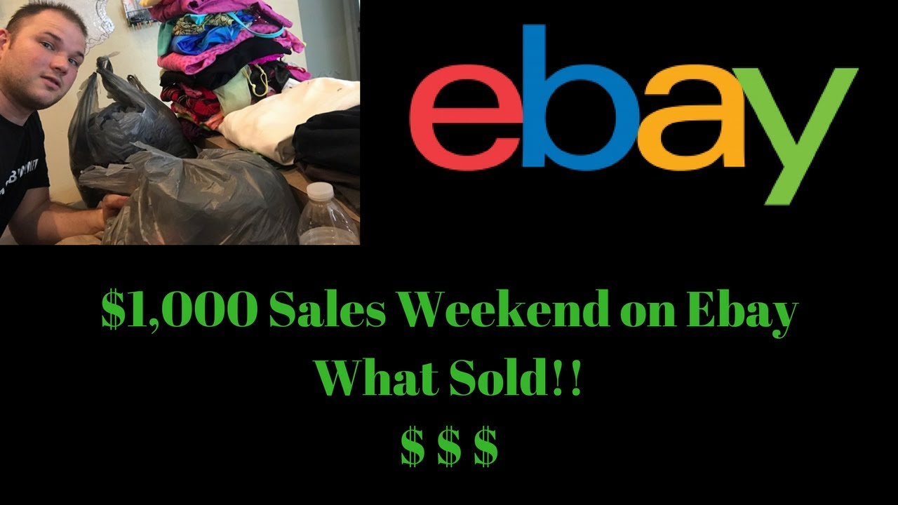 1,000 Sales weekend on Ebay!! WHAT SOLD! YouTube