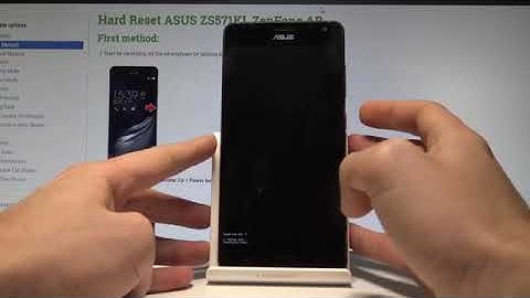 Asus Zenfone AR Hard Reset delete pattern