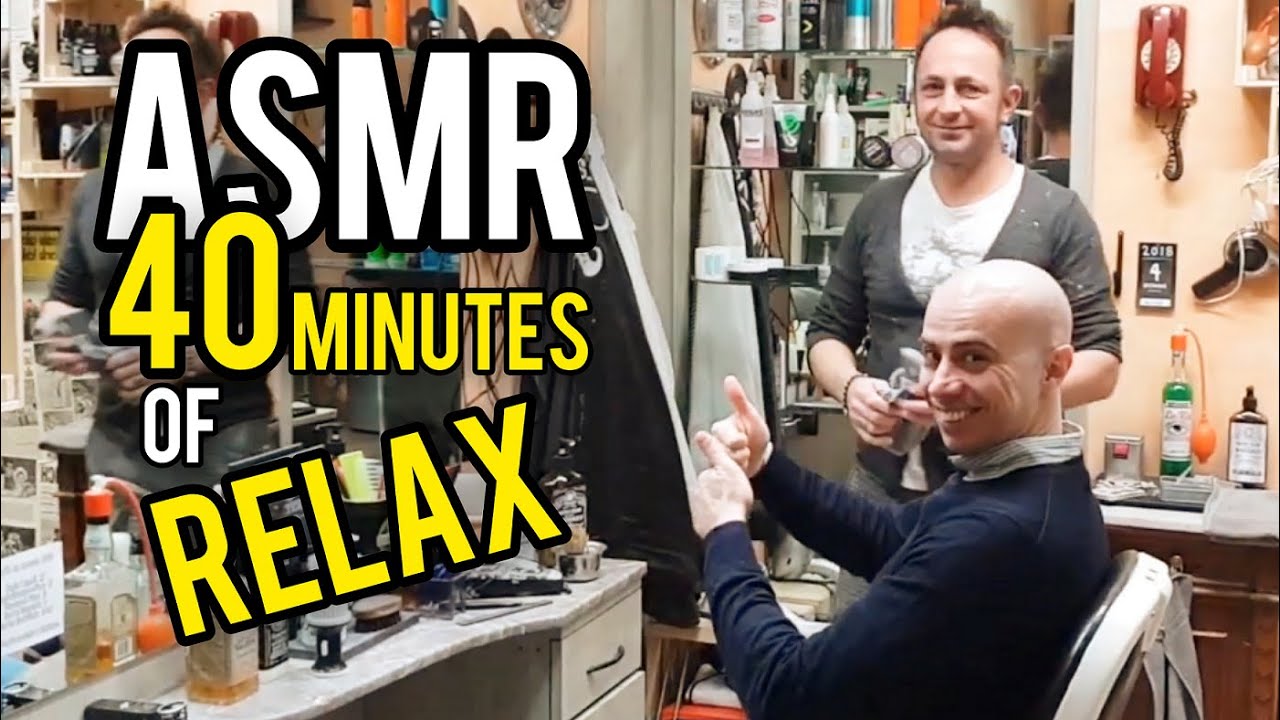 VISITING A PROFESSIONAL ITALIAN BARBERSHOP | FULL VIDEO | ASMR VIDEO