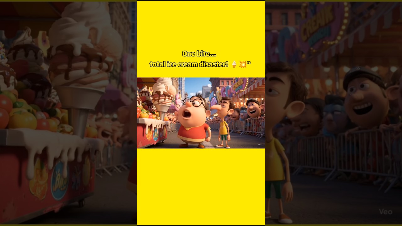 Motu & Patlu Ice Cream Disaster! 🍦😂 | 3D Pixar Comedy Short