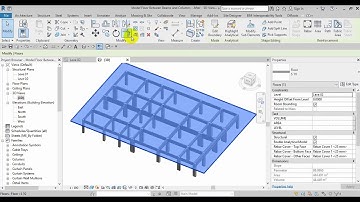 Modeling Floors between Columns & Beams