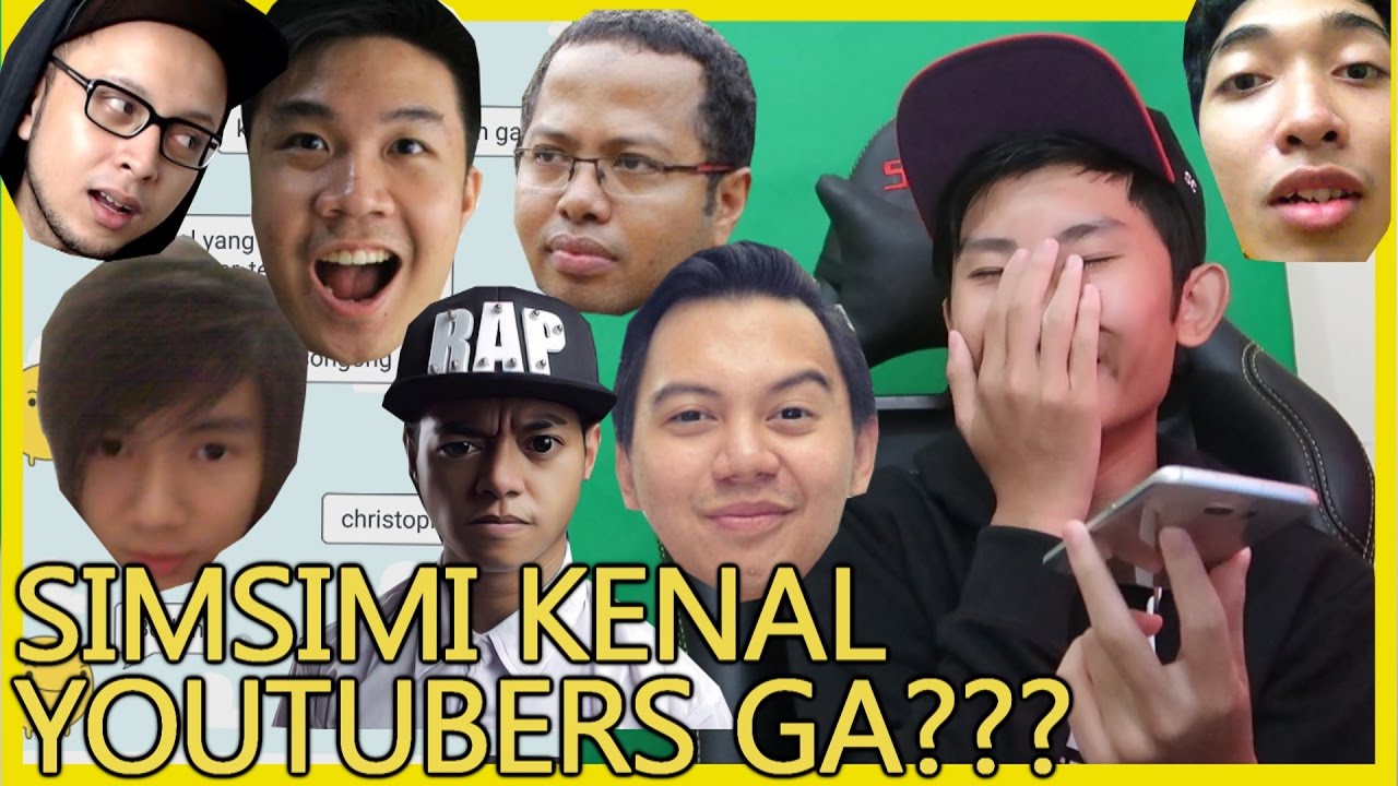 SIMSIMI KENAL YOUTUBERS? - Text Prank simsimi (kind of) - YouTube