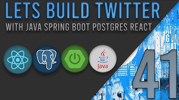 Lets Build Twitter From the Ground Up: Episode 41 || Java, Spring Boot, PostgreSQL and React