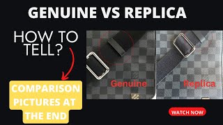 How To Tell if Your LOUIS VUITTON Damier Graphite District PM is Genuine?