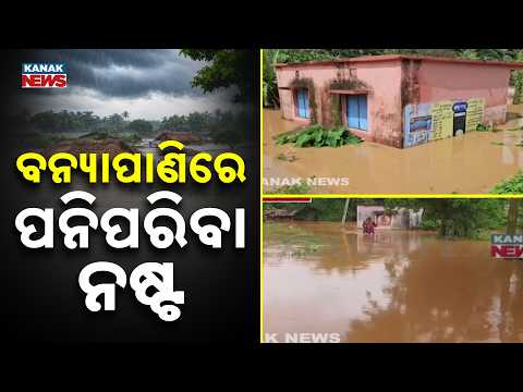 Jajpur Flood News | Kharasrota River Flood Inundates Korei Villages