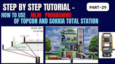 How to use mlm function of topcon and sokkia total station