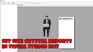 Custom Size Report Crystal Reports and VS 2017