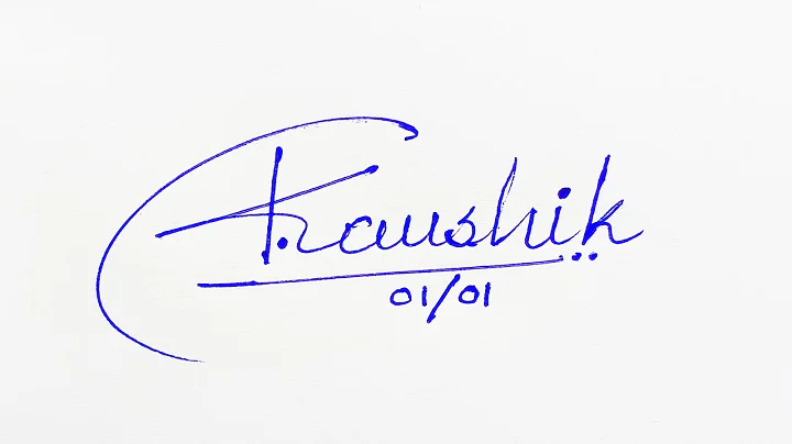 Signature Design #signature @Satish.Calligraphy