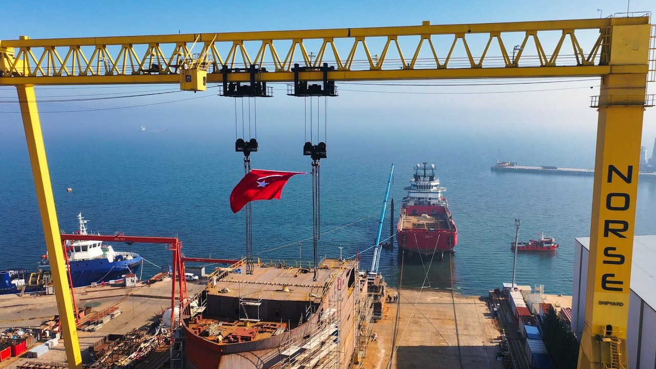 Ex Foula successfully pulled into the slipway