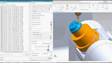 Linuxcnc 5-axis NX CAM NC-code simulation