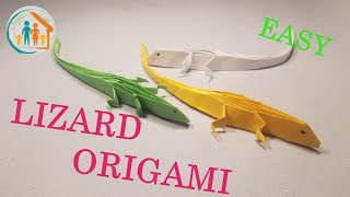 Lizard origami