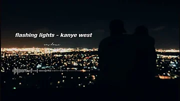 flashing lights - kanye west (slowed + reverb) // edit audio