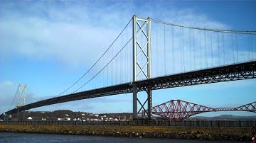 Forth Bridges From Port Edgar Scotland February 18th