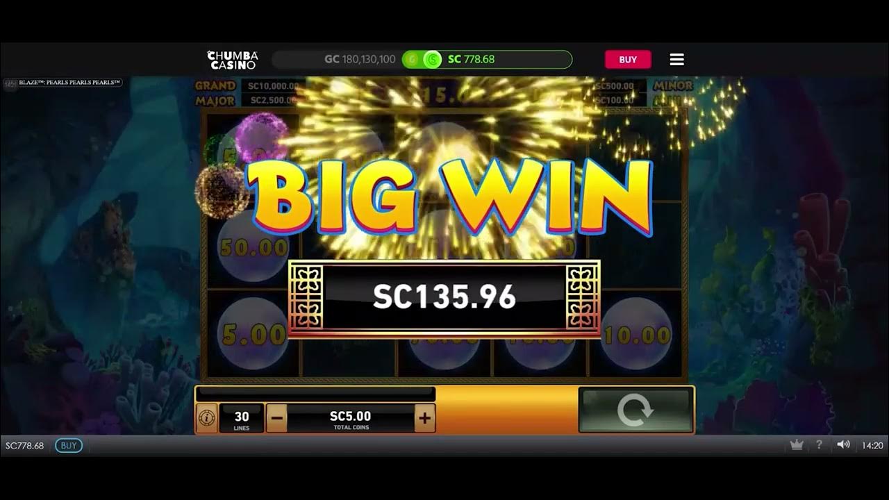 Chumba Sweepstakes Casino Pearls Pearls Pearls Big Win sweepstakes 