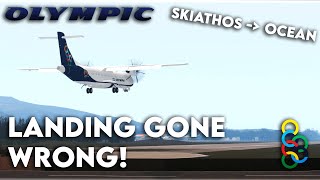 Roblox Olympic Air  Flight gone wrong!  ATR 72 600