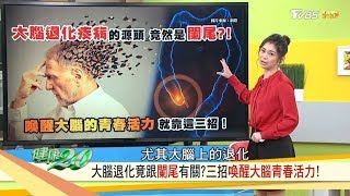 大腦退化竟跟闌尾有關喚醒大腦「回春排毒法」就靠這三招健康2.0 20181208(完整版)