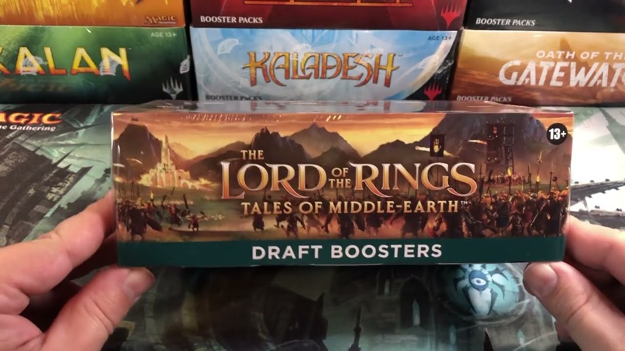 mtg lotr draft booster box LOTR Draft Box Opening Beat The Odds! Magic The Gathering Lord Of The Rings  MTG LTR Middle Earth